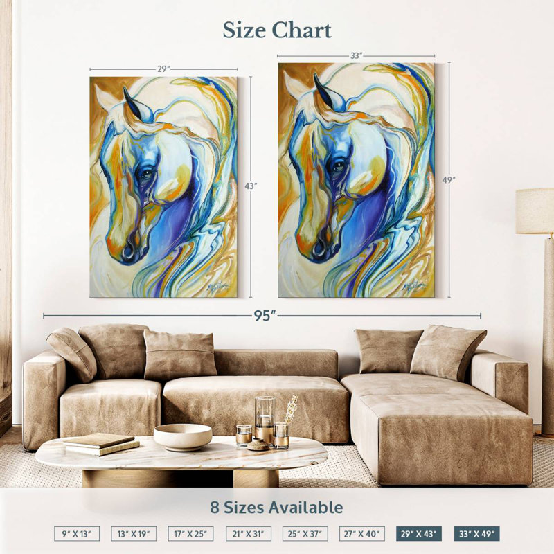 Brampt Arabian Abstract, H 51 po x l 34 po