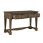Meuble de salon classique en bois brun classique avec 2 tiroirs et 2 tiroirs