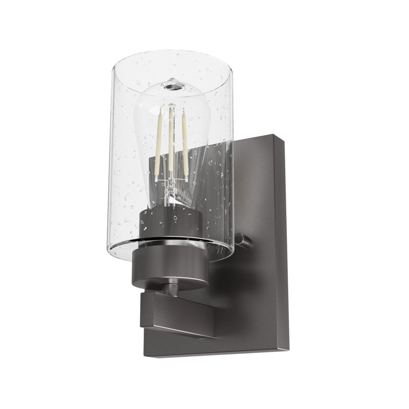 Hartland Aluminum Metal Armed Wall Sconce, Noble Bronze
