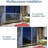 Tucker Murphy Pet™ Window Guards for Children, Adjustable Wide Child Safety Window Guard Prevents Accidental Falls, Home Security Childproof Interior Bar Guard for Windows Wide 61.41" - 86.61"(3 Panels)-2077929170