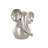 Cole And Grey Ceramic Glossy Elephant Decorative Sculpture-1613839048