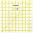 Omnigrid 9-1/2" x 9-1/2" Square Quilting and Sewing Ruler