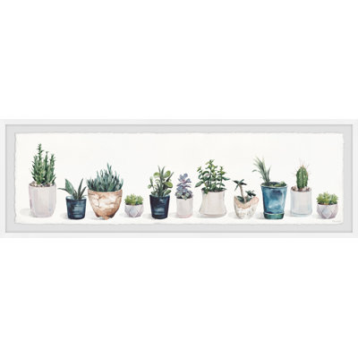 «Succulents And Sunshine», reproduction encadrée