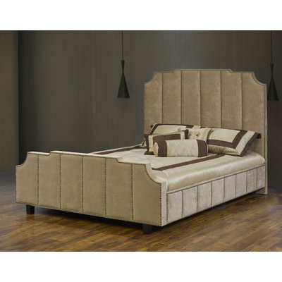 Lit plateforme tapissier Stoker