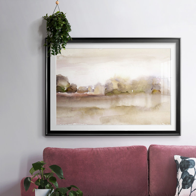 Couleurs d'automne encadrées sur papier, Noir, H 15 po x l 21 po x P 1,5 po