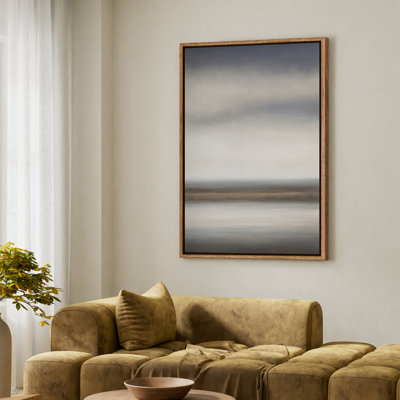 Framed Canvas Wall Art - Vintage Abstract Wall Prints for Bedroom - 16"x24"