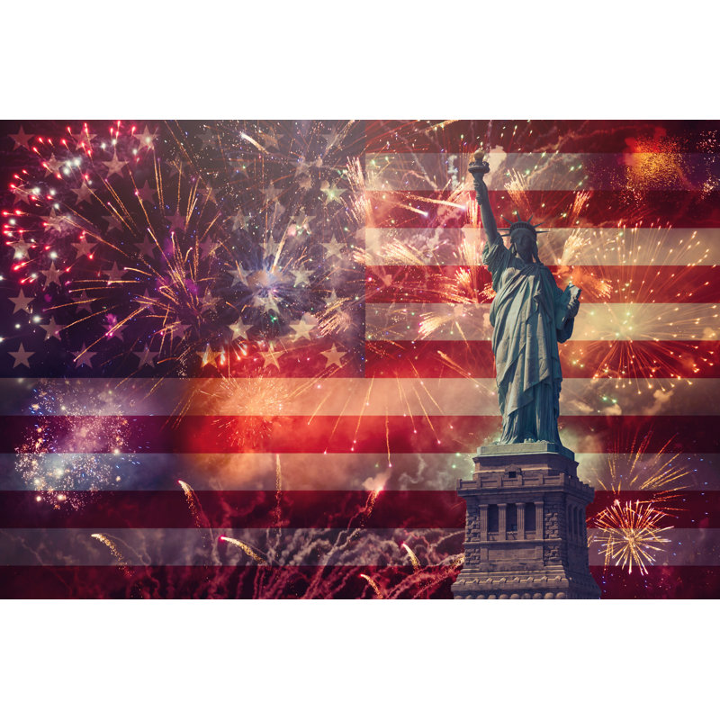 4Th Of July Concept by Maglara - Wrapped Canvas Print, 30cm H x 46cm W x 3.8cm D