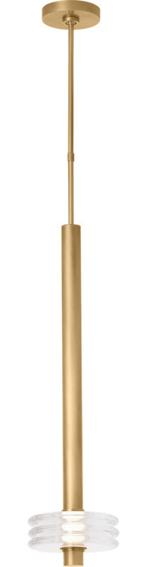 Laurel Pendant, 94.8" H x 8" W x 8" D