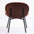 Mid-Century Style Chair, Comfortable Back Support, Walnut Frame, Fits Primary Living Space, 14.1 In. Package Width Modern Chair In Bean Paste Pink, High Sponge, Elegant Appearance, Home Decor-600619260