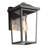 Adwita 1- Light Matte Black Lantern Outdoor Wall Sconce-409590073