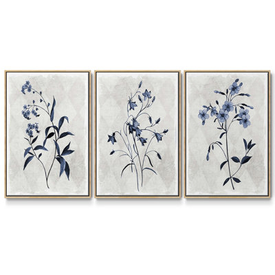 " Harlequin Botanical I " 3 - Pieces
