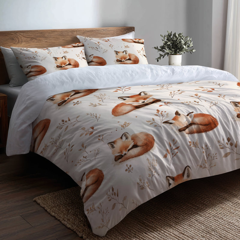 Ensemble de literie pour enfants 6 animaux, Queen Comforter + 3 Additional Pieces