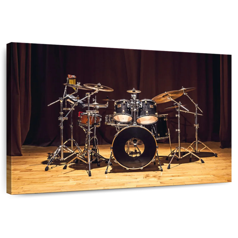 Abarca Drum Set On Stage, 24" H x 36" W