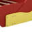 Twin Size Race Car-Shaped Platform Bed With Wheels,Redold Sku:Wf311965Aaj)
