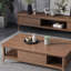 Combinaison simple de table basse et de meuble télé