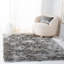Tapis performance à poil long touffeté à la main de couleur unie Cimah-22788120