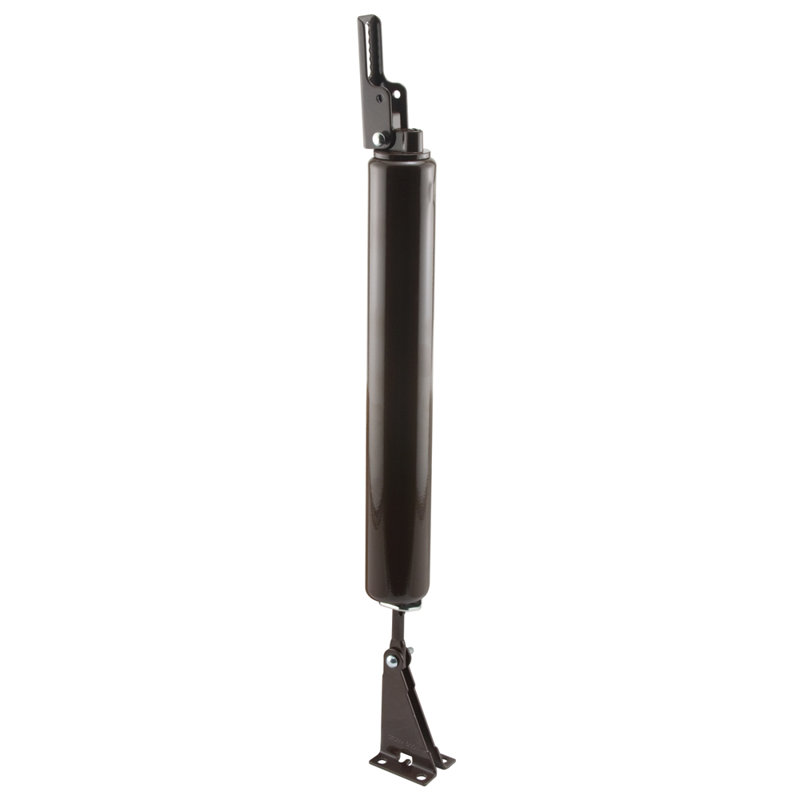 Heavy Duty Pneumatic Storm Door Closer, Brown, 10-3/8 in. Long (Single Pack), Brown, 15.75" H x3.82" W x 1.63" D