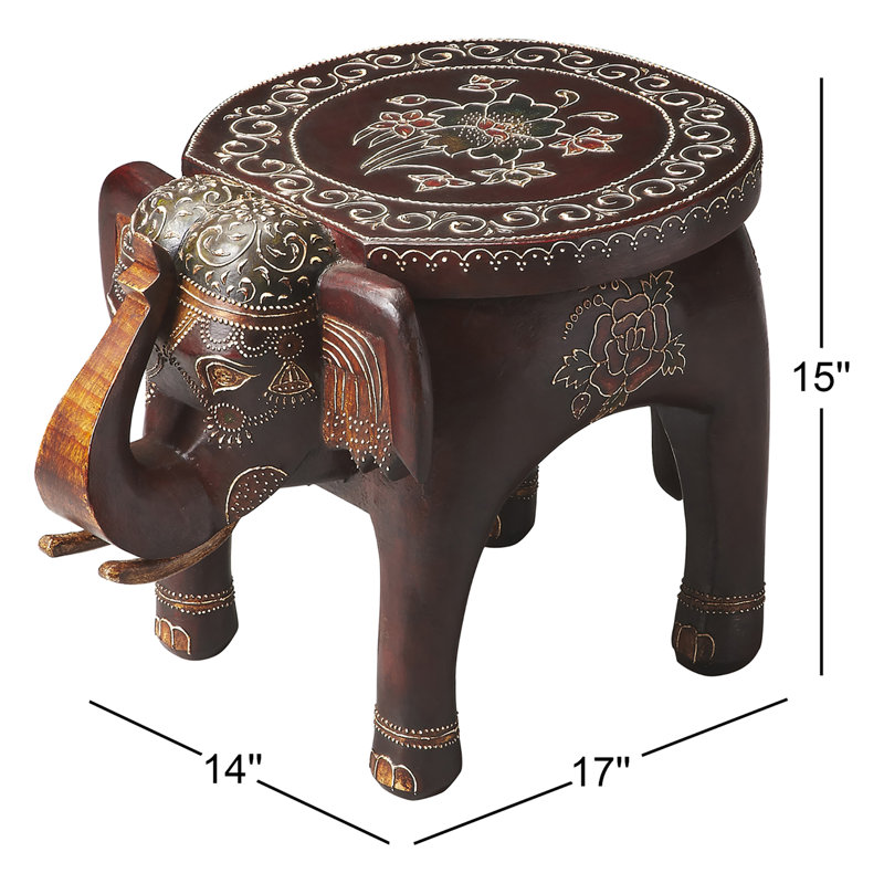 Botswana Hand Painted Side Table