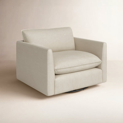 Ballerini Upholstered Swivel Armchair