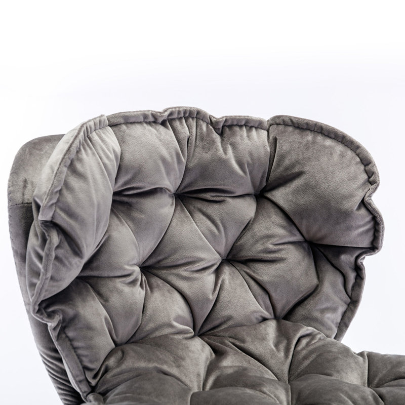 Swivel Upholstered Adjustable Height Counter Stool