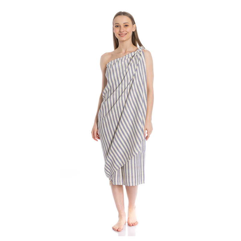 Serviette de bain Edgerton, Bleu