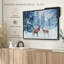 «Winter Wonderland Deer», reproduction sur toile-1690013357