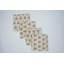 Serviette de table décorative fabriquée à la main 18 x 18 pouces Fab divine, Kohinoor, beige