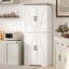 Armoire de rangement 72 po, blanc