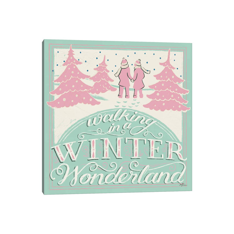Merry Little Christmas III Vintage 1 Piece Wrapped Canvas Wall Art, 66.04 cm H x 66.04 cm W x 3.175 cm D