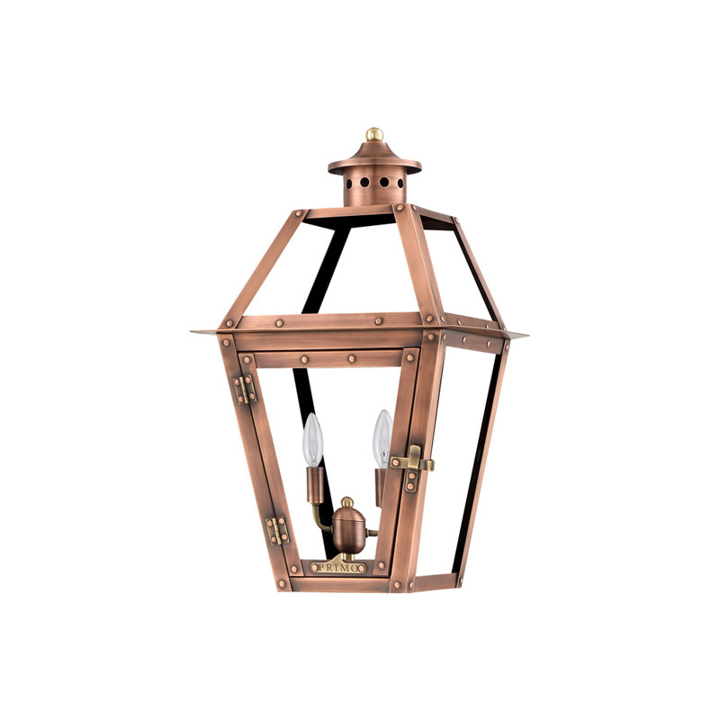 Orleans Outdoor Wall Lantern, 24" H x 14" W x 16" D