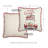 N/A Merry Christmas Square Throw Pillow