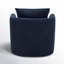 Fauteuil demi-tonneau pivotant rembourré Menta-78078756