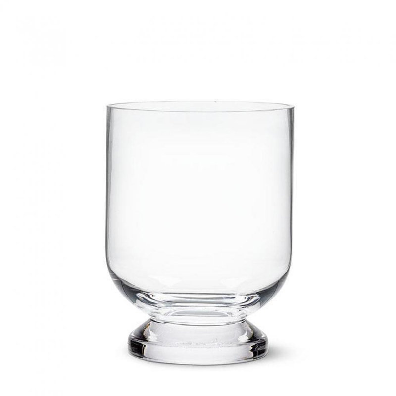 Hannmann Glass Table Vase, 5" H x 4" W x 4" D