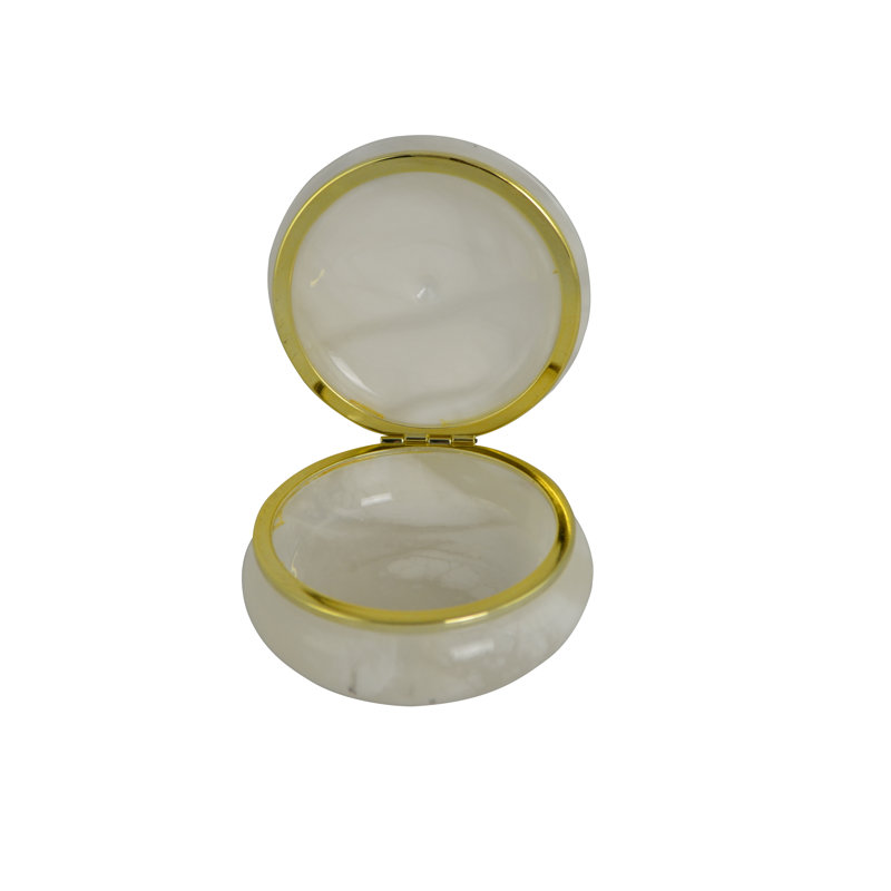 Marble Jewelry Box, White