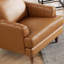 Chaise en cuir fleur Reuma-284637562