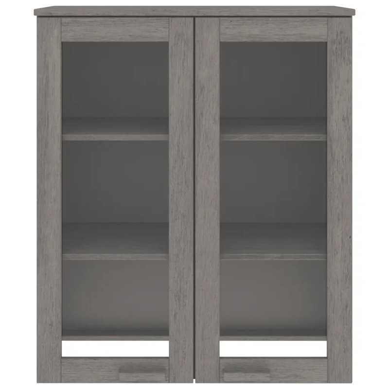 Guilian 85cm Solid Wood Sideboard, Light Grey