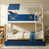 Bleu marine / blanc