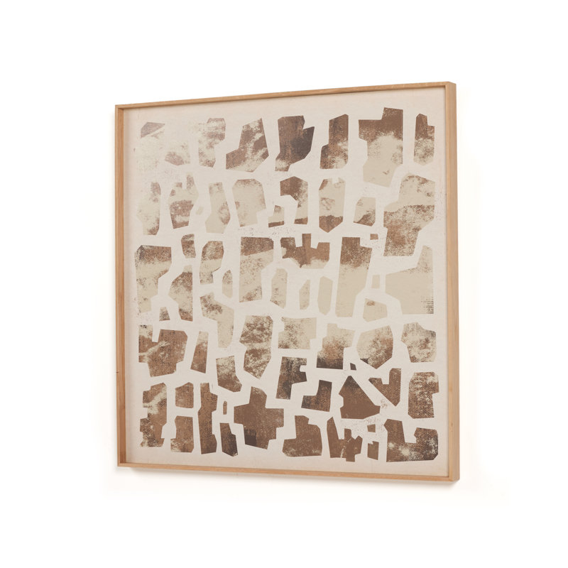 Block Sand I Print by Coup D'Esprit, 40" H x 40" W x 2" D