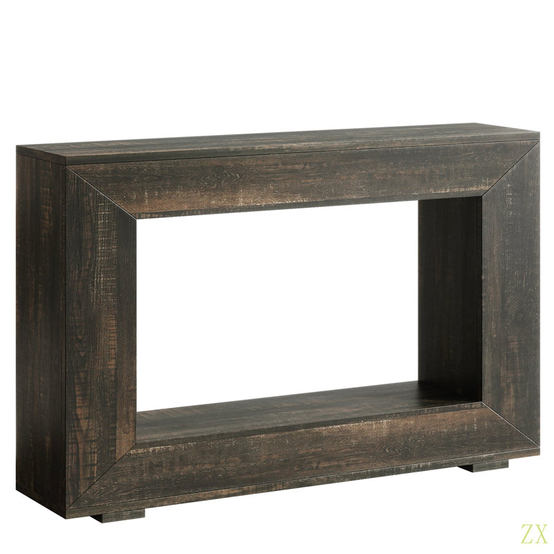 47" Farmhouse Console Table, Entryway Console Table With Storage, Industrial Hallway Accent Table In  For Living Room, Entrance