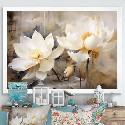 Lotus Exquiste Country Charm - impression sur toile Lotus