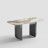 63'' Modern Dining Table for 4-6 People, Rectangular Kitchen Table with Sintered Stone Tabletop and Stainless Steel Legs, Luxury Dining Room Table for Living Room Home, Gray(Table Only)-850415918-850415919