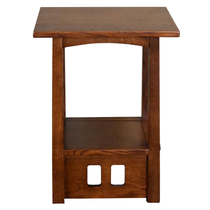 Table de bout en bois massif Hardester, Cerise Michael's