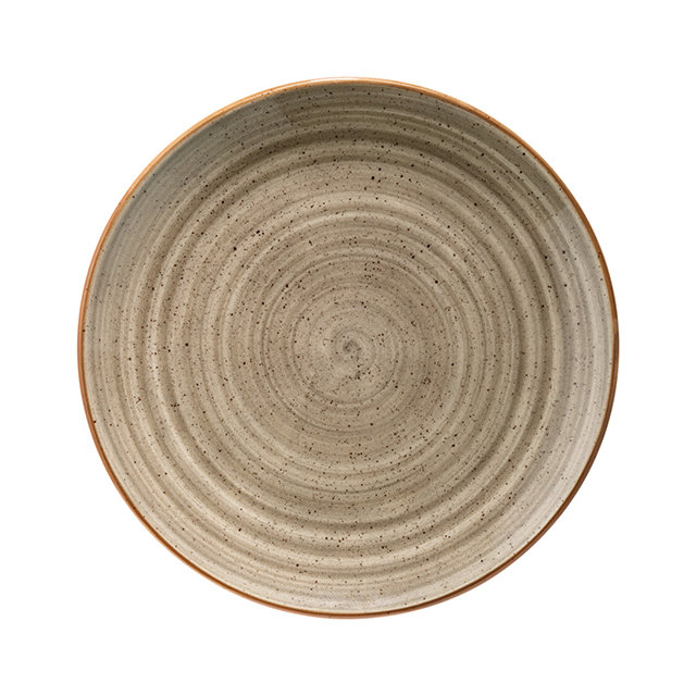 Assiette à hors-d'œuvre 7,5 po, Brun