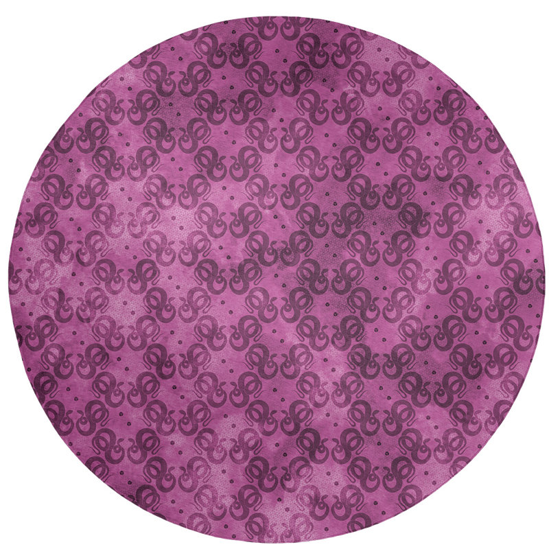 Chenille Indoor Rug, Round 5'