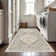 Tapis lavable antidérapant Medallion (beige)