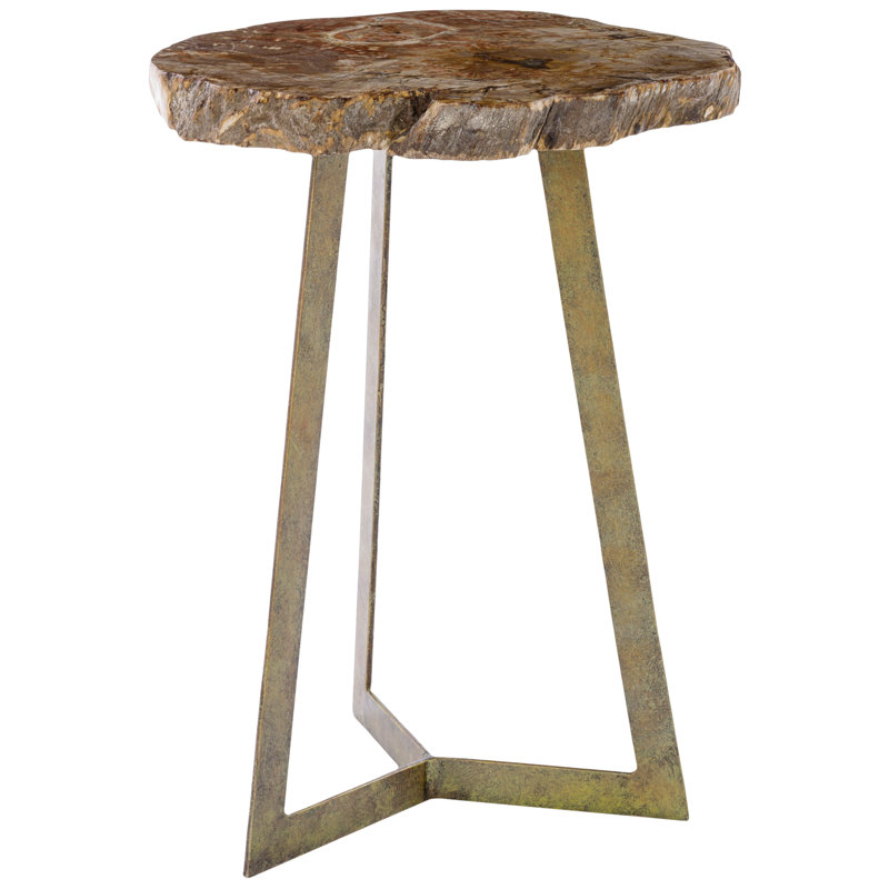 Solid Wood Top End Table