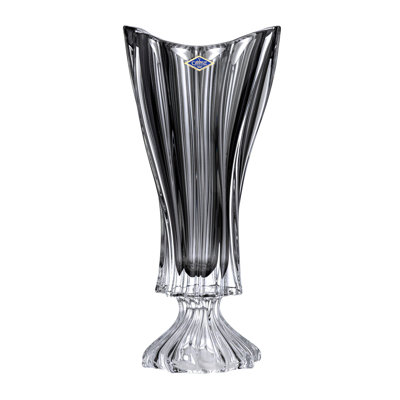 Vase de table en cristal