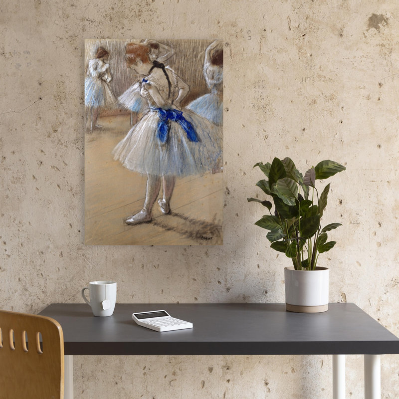 «A Study Of A Dancer», impression d'art mural classique traditionnel contemporain, H 18 po x l 12 po