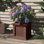 Boîte à fleurs en faux rotin 14,65 po Pure Garden, brun