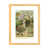 Toile avec cadre en bois beige